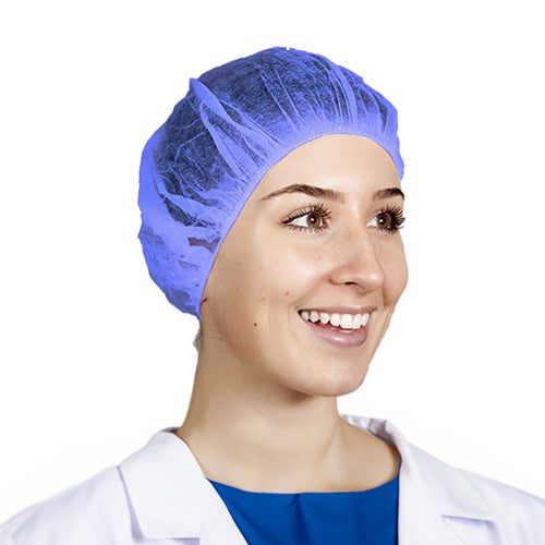 Haarnet roundcap non-woven polypropyleen (10x100)